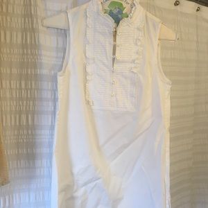 J. Crew Ruffle Tank Blouse
